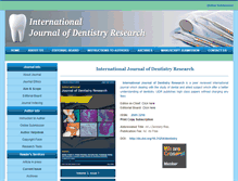 Tablet Screenshot of dentistryscience.com